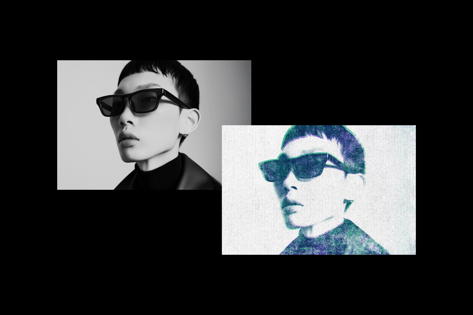 Retro Overprint Photo Effect