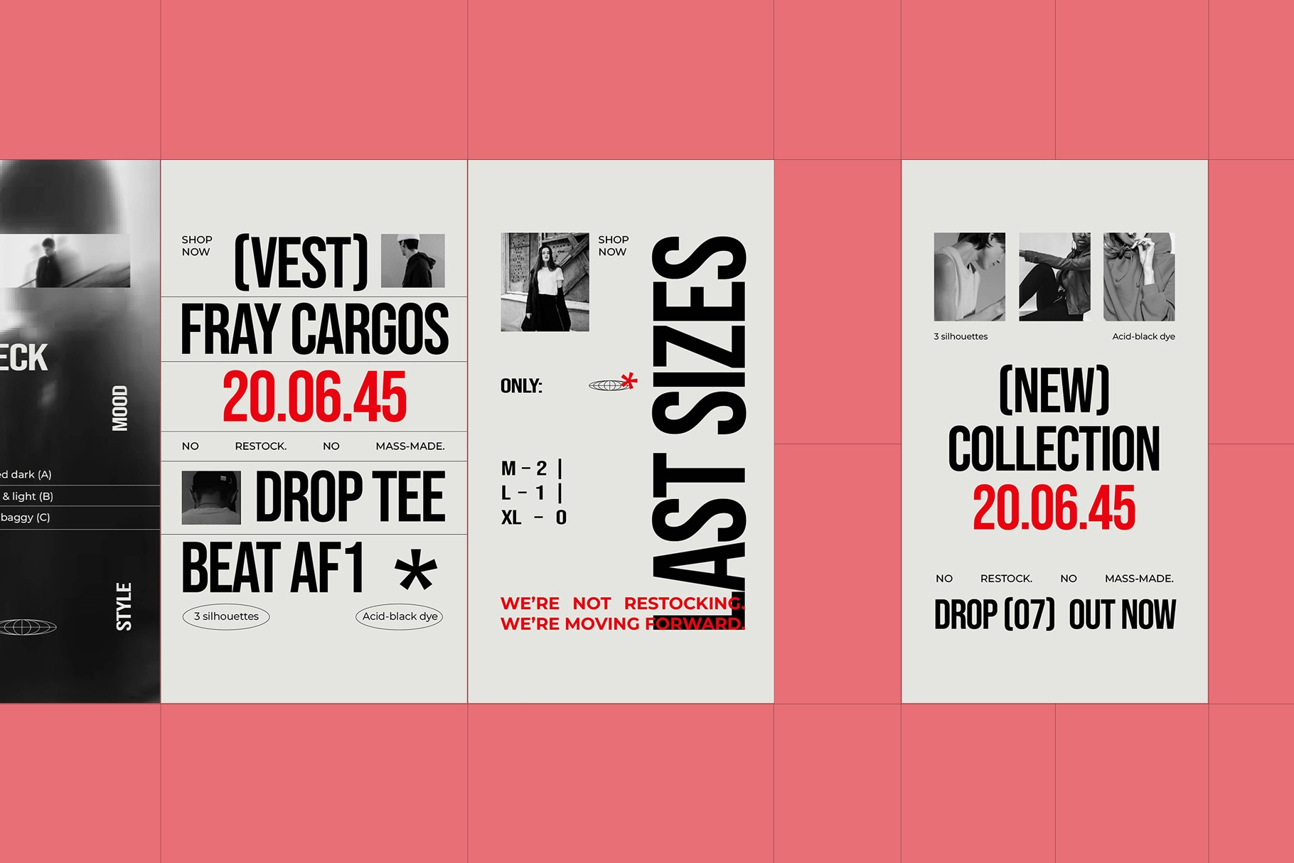 Streetwear Instagram Pack - Adobe Template