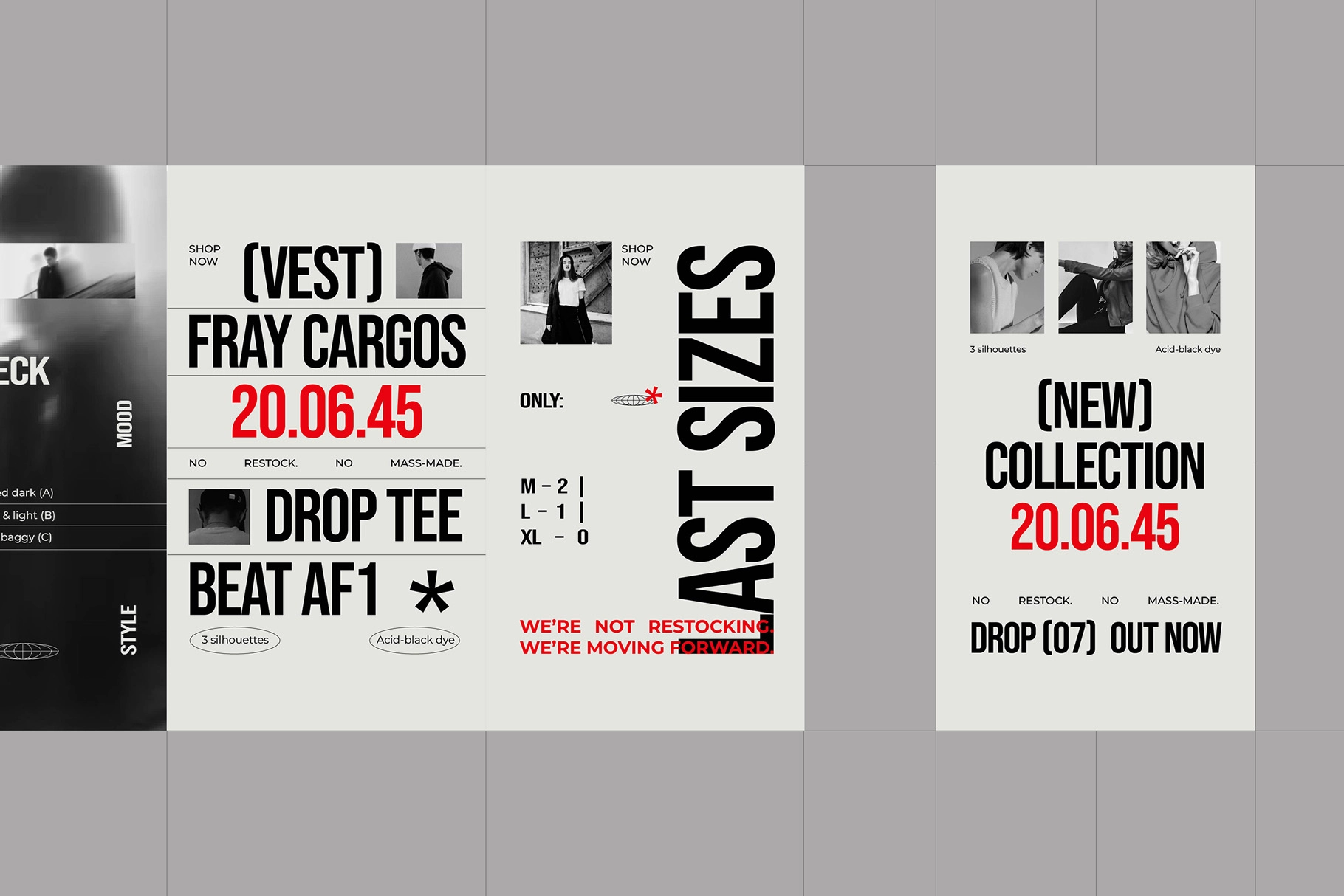 Streetwear Fashion Instagram Pack - Canva Template