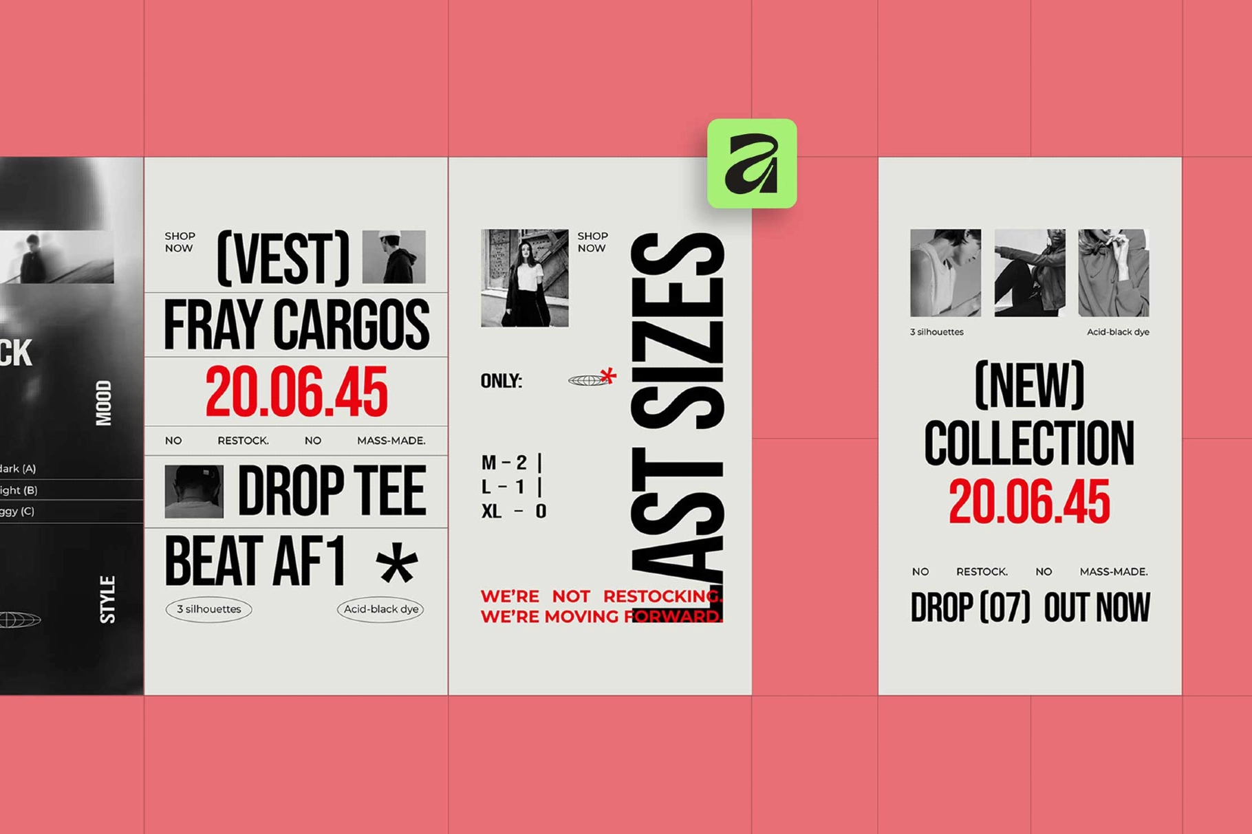 Streetwear Fashion Instagram Affinity Template