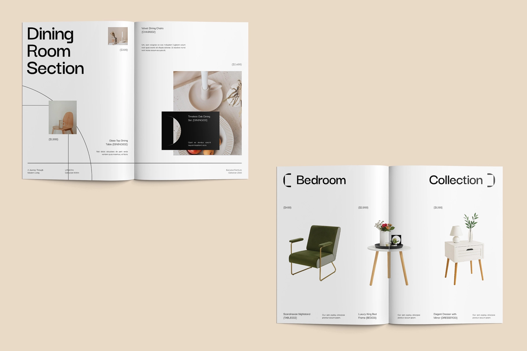 FURR - Furniture Product Catalog Indesign Template