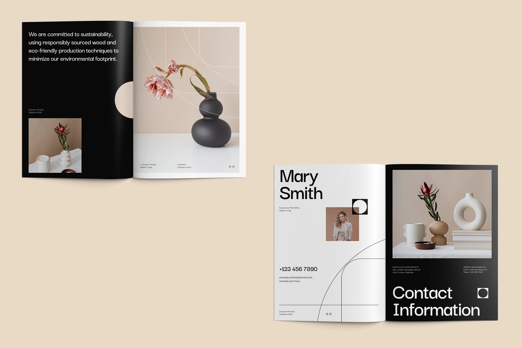 Furniture Product Catalog Ms. Word Template