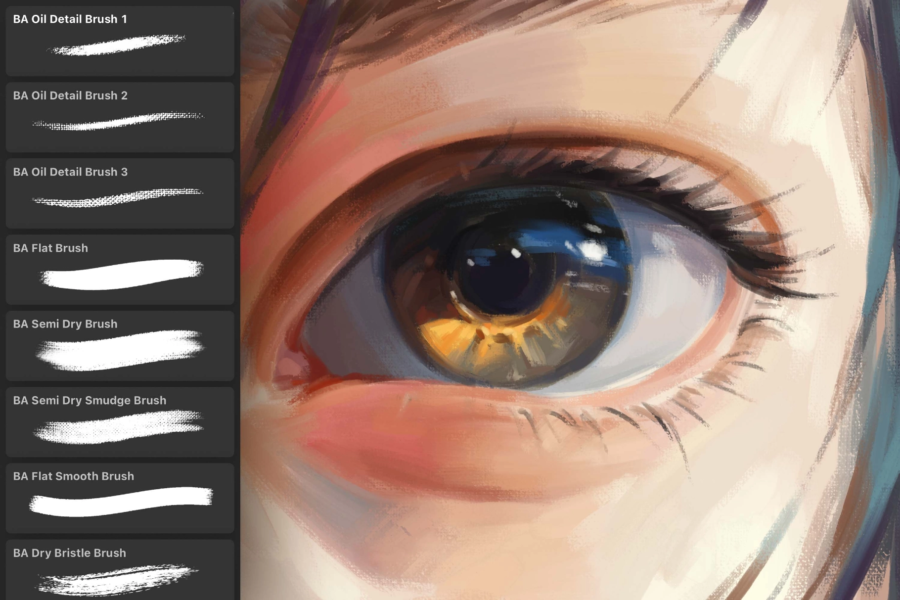 Classy Oil Affinity Brushes