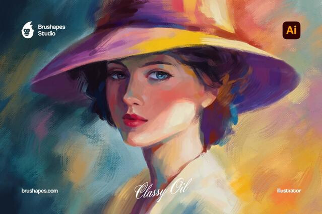 Classy Oil Illustrator Brushes