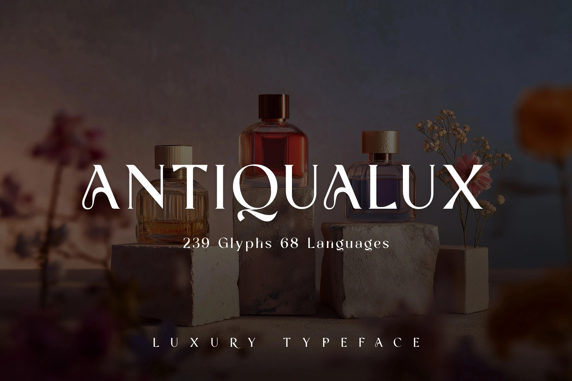 Antiqualux - Luxury Cosmetic Typeface