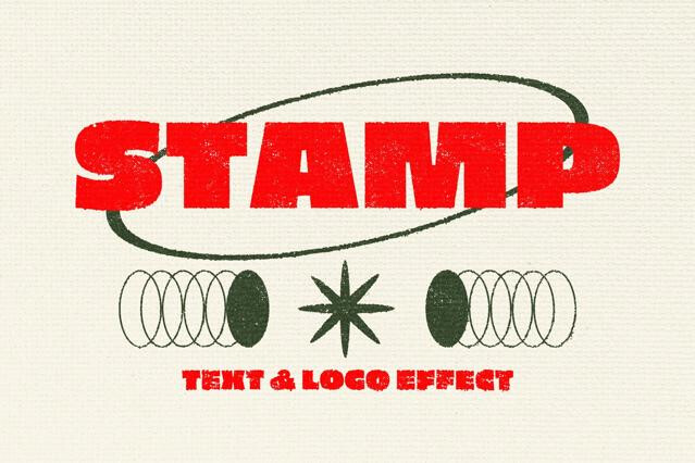 Stamp Text & Logo Effect