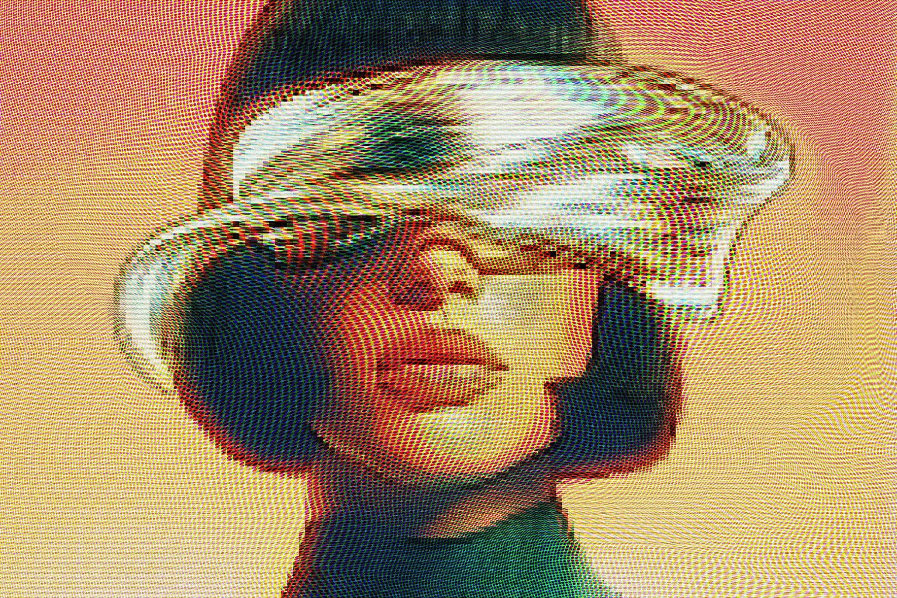 Pixelated Screen Photo Effect