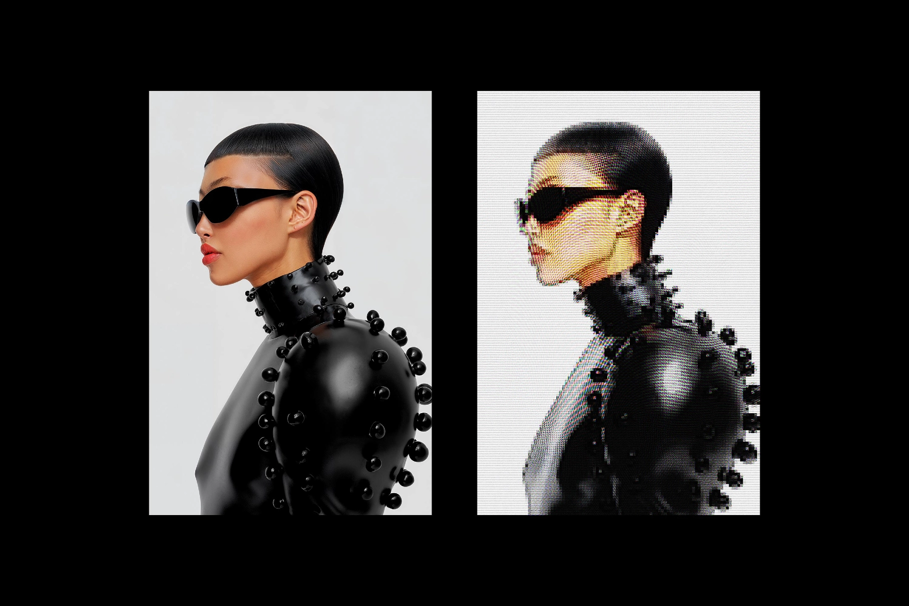 Pixelated Screen Photo Effect