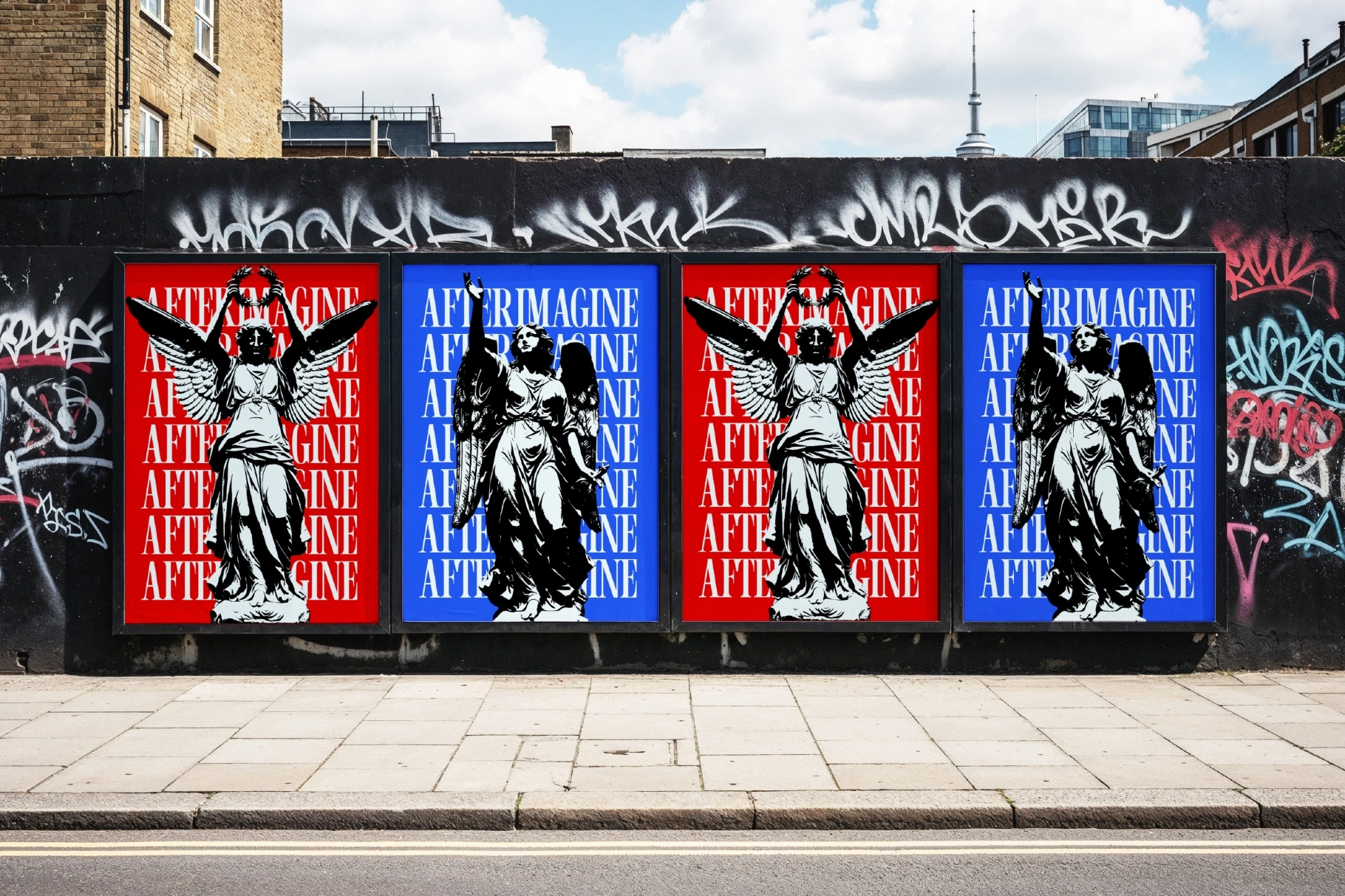 Poster Urban Street Mockup