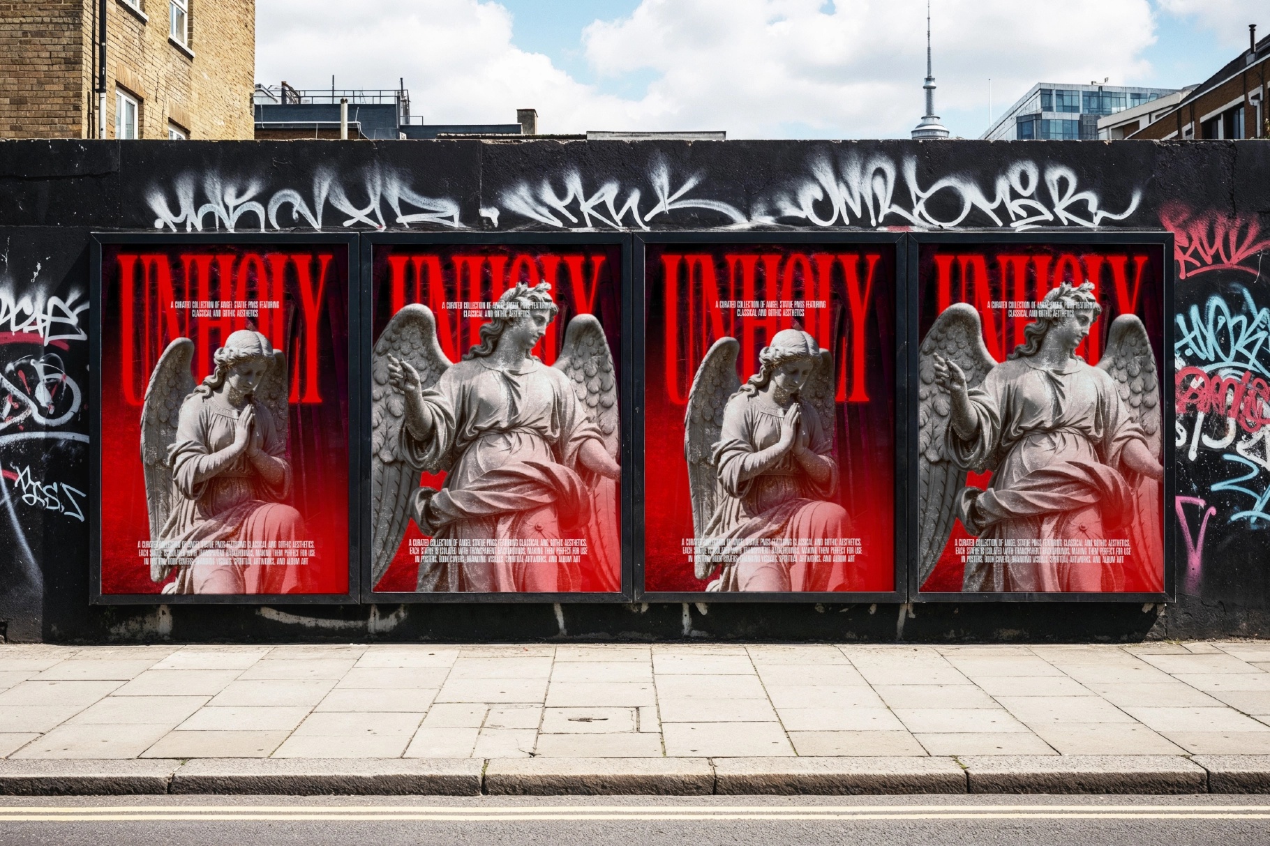 Poster Urban Street Mockup