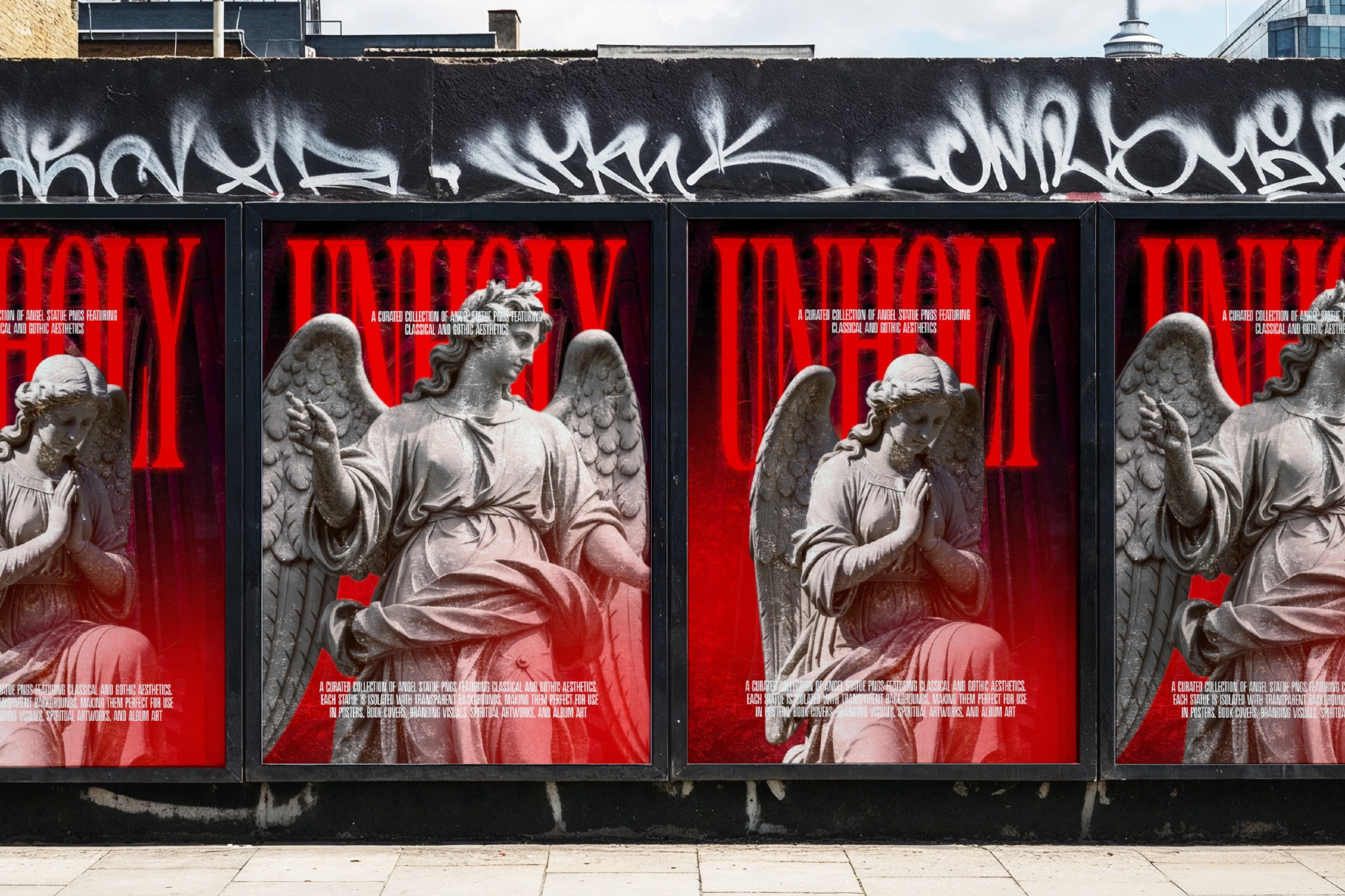 Poster Urban Street Mockup