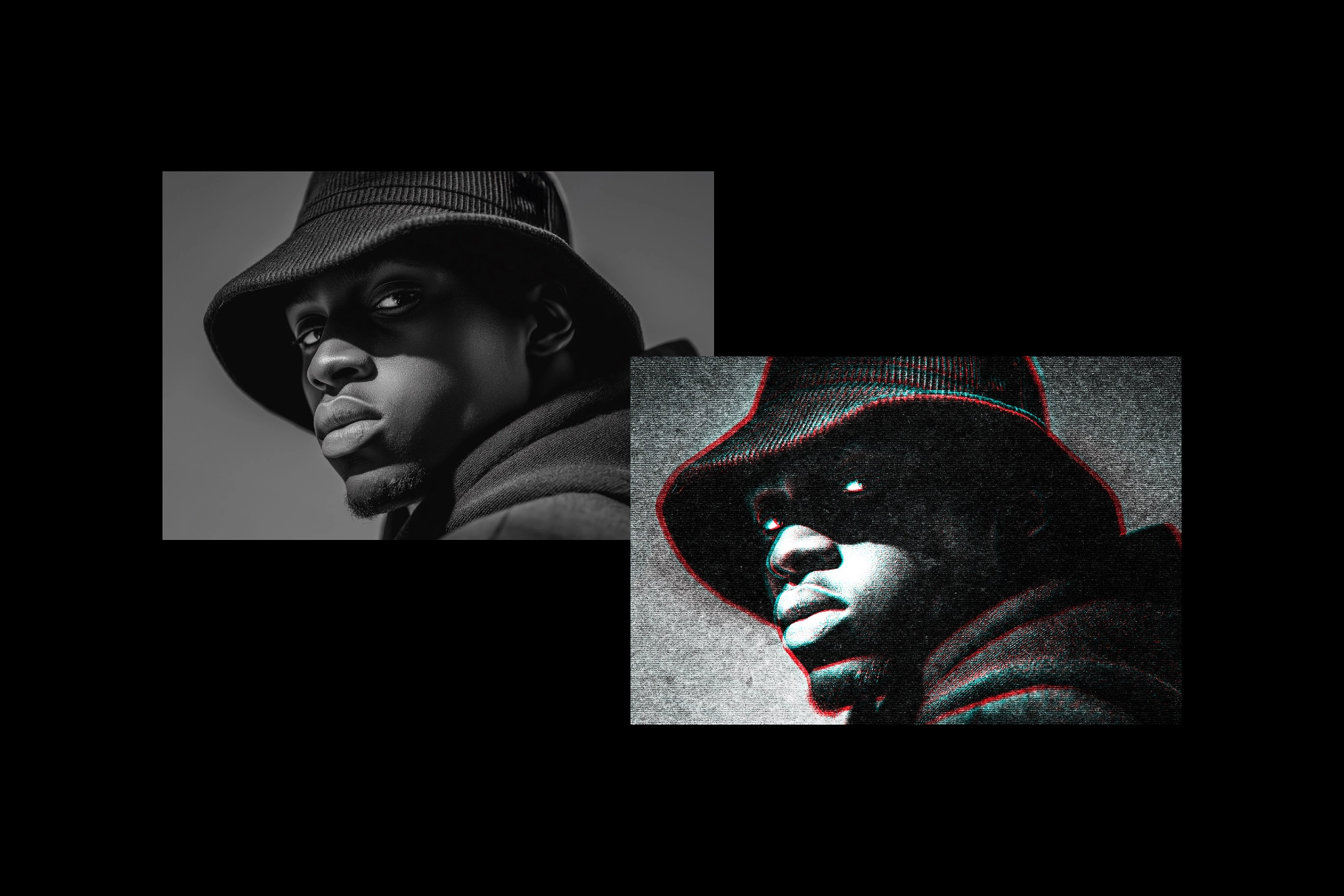 Color Glitch Photo Effect