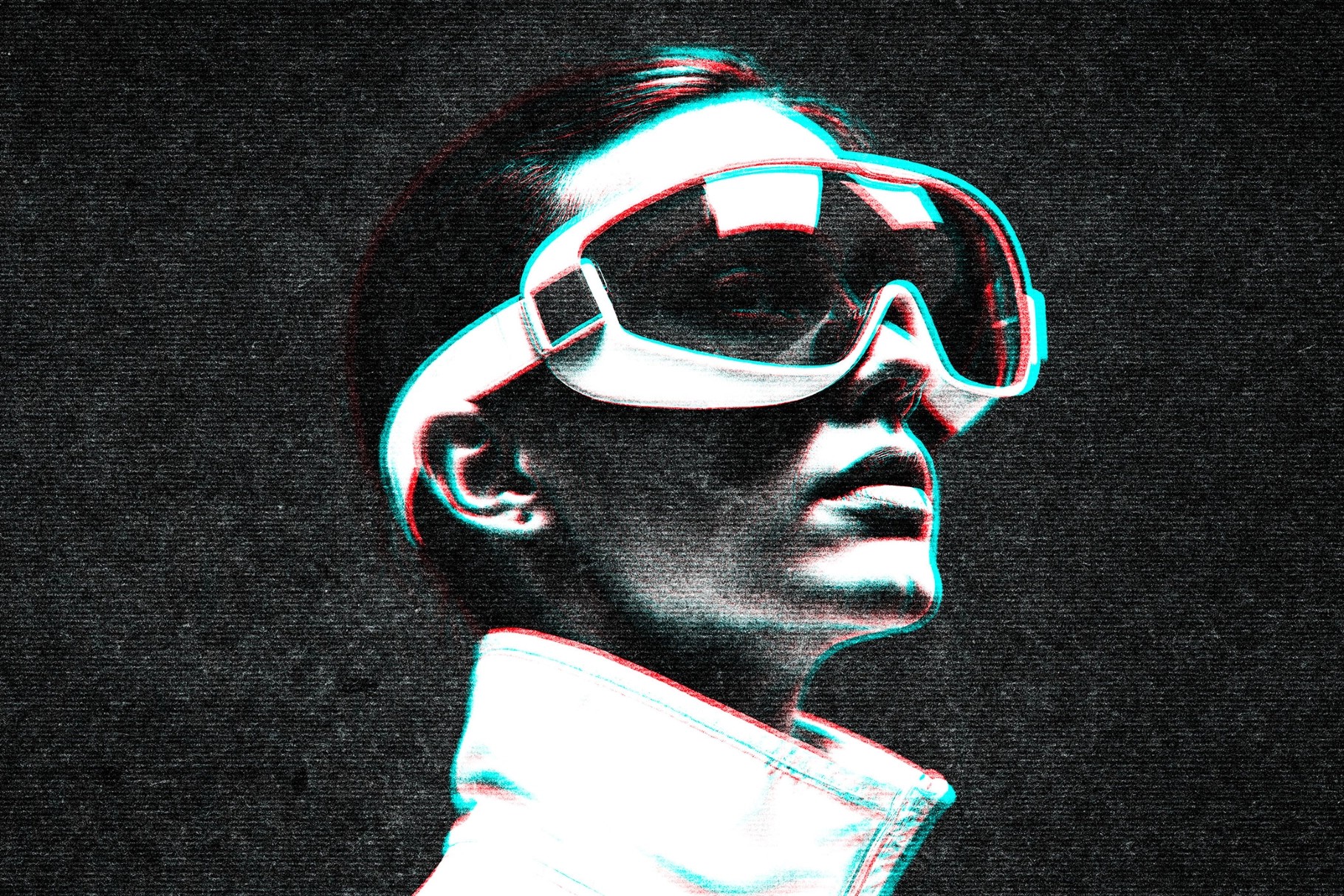 Color Glitch Photo Effect