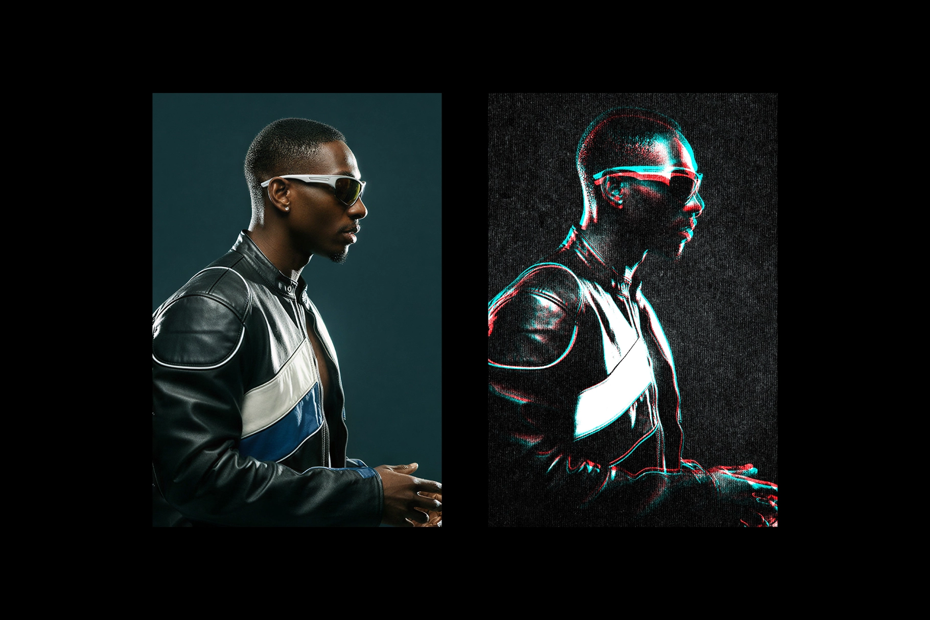 Color Glitch Photo Effect