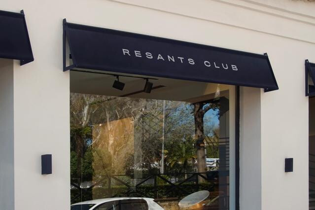 Storefront Awning Sign Mockup