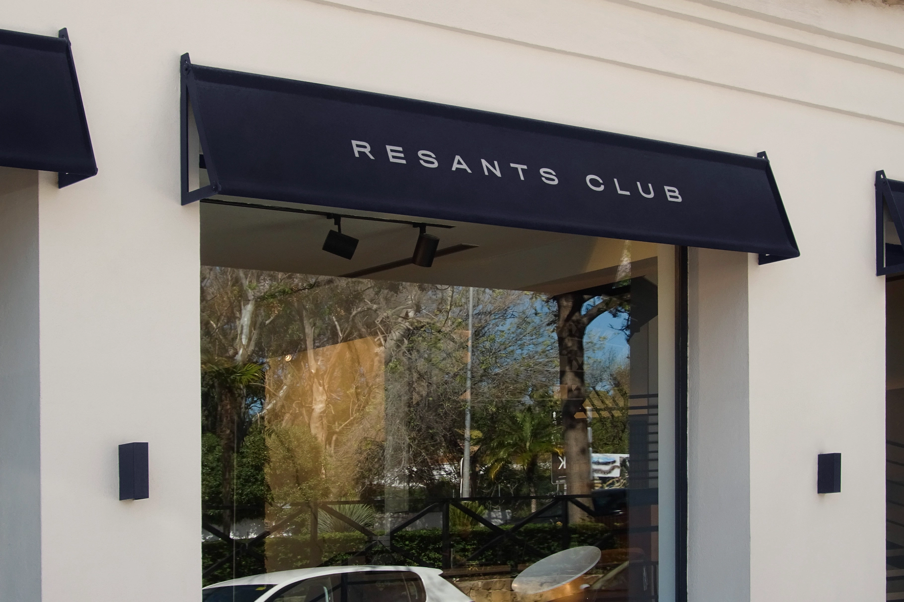 Storefront Awning Sign Mockup