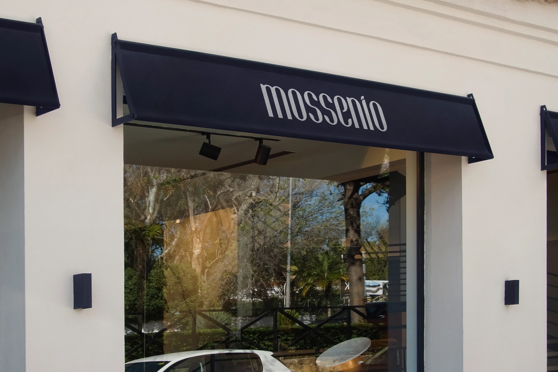 Storefront Awning Sign Mockup