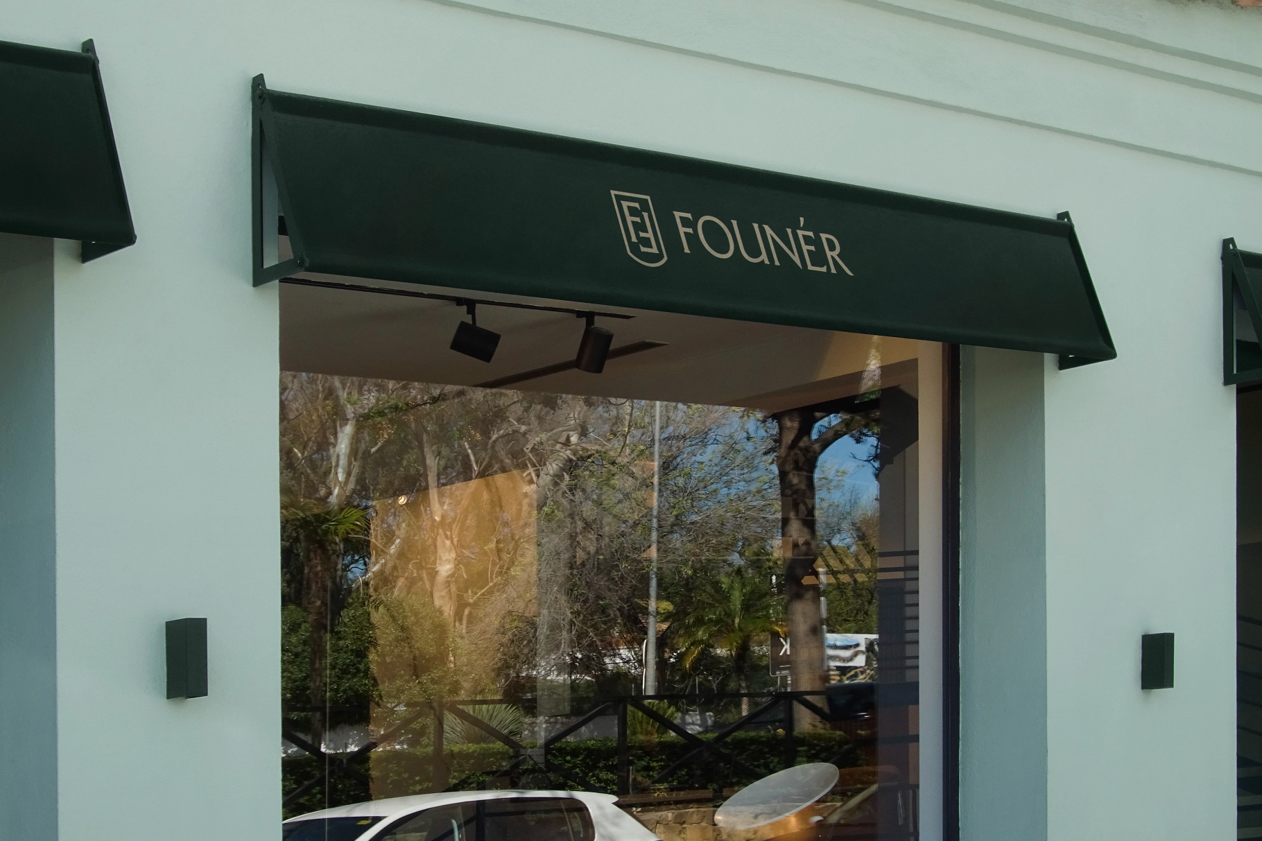 Storefront Awning Sign Mockup