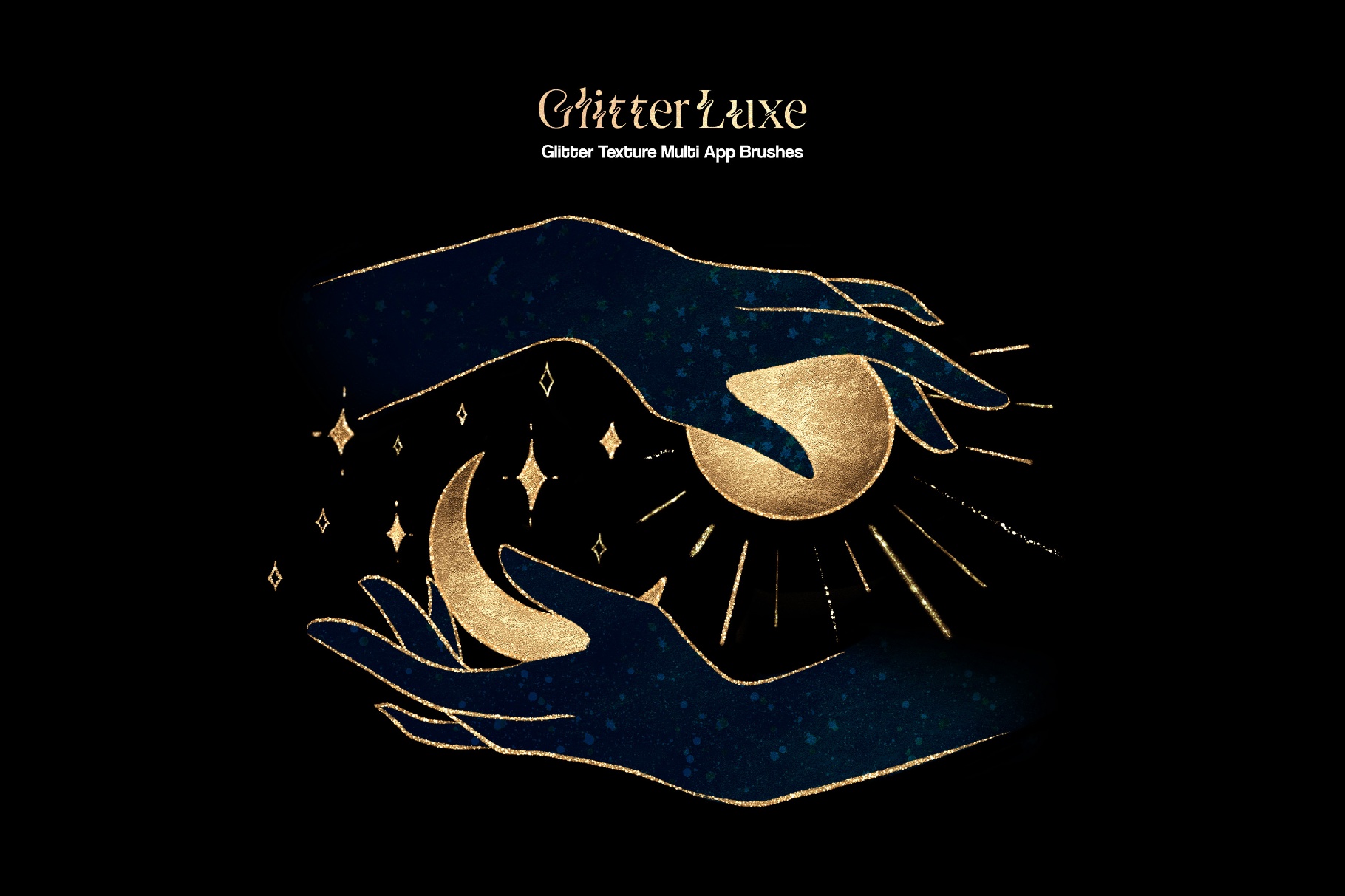 Multi-App Glitter Texture Brushes