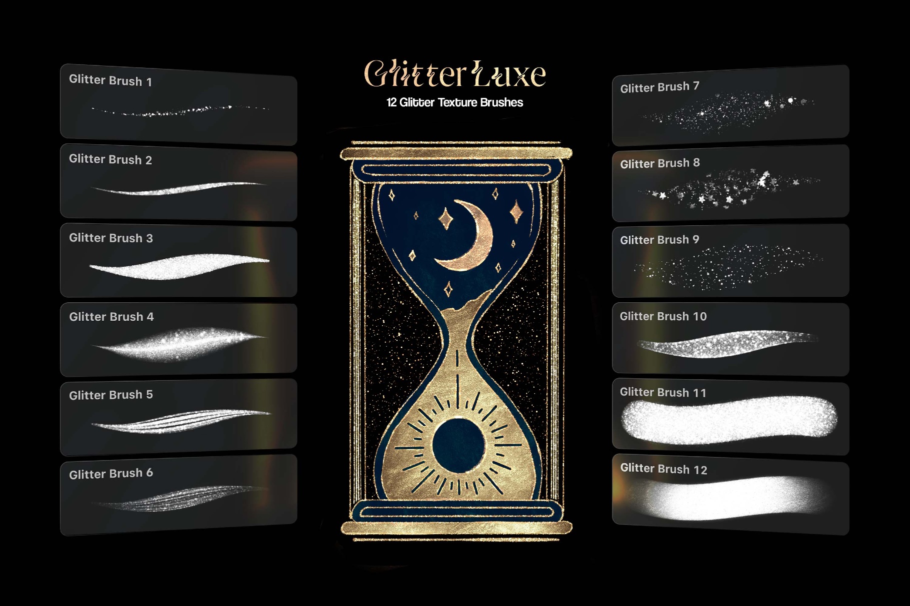 Multi-App Glitter Texture Brushes