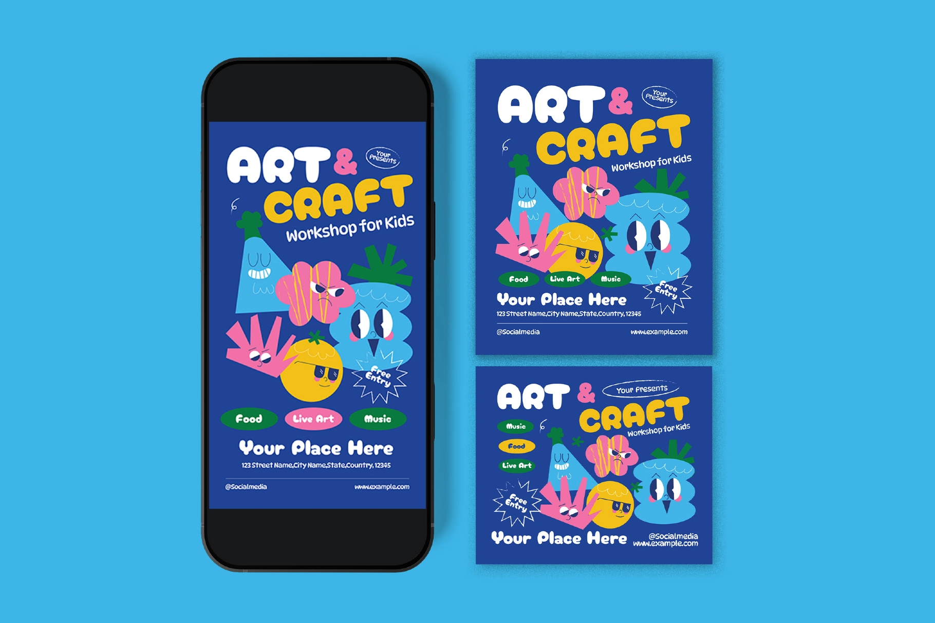 Art & Craft Workshop Flyer