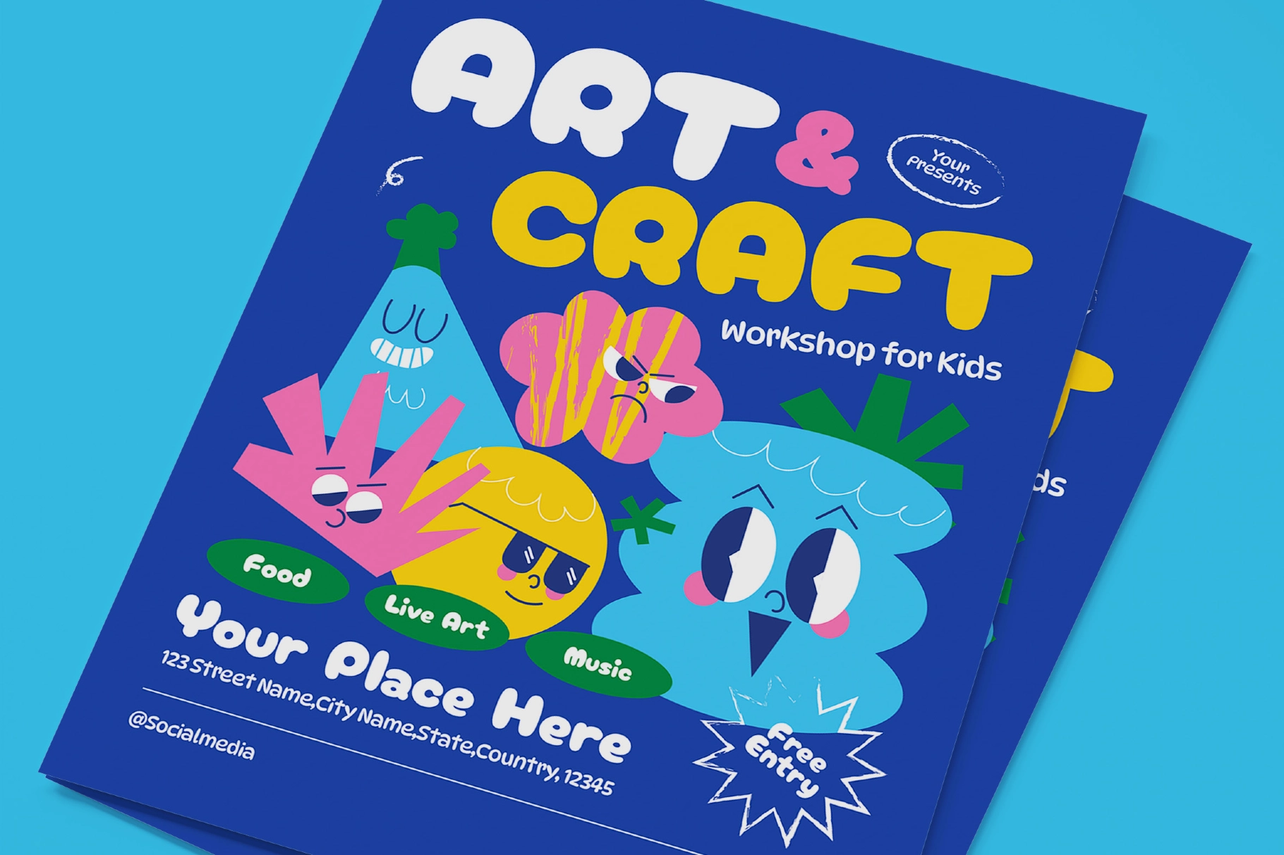 Art & Craft Workshop Flyer
