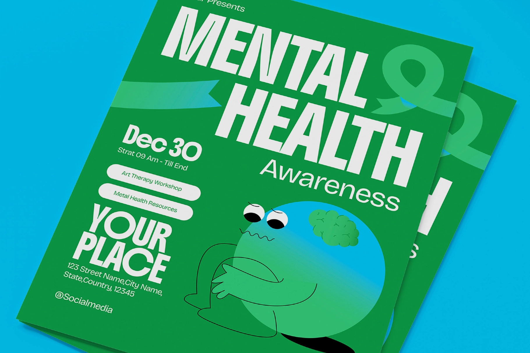Mental Health Awareness Campaign Flyer