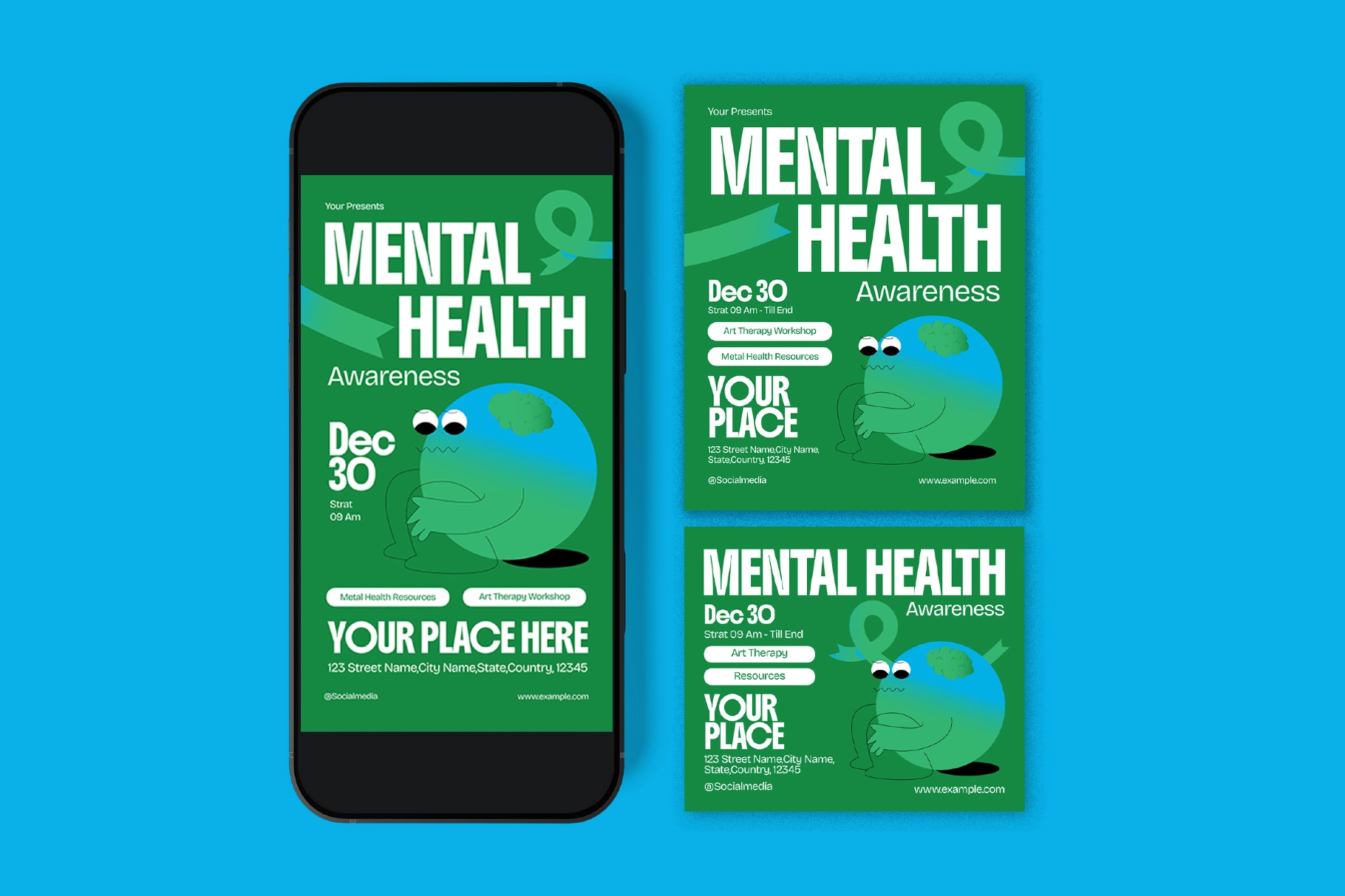 Mental Health Awareness Campaign Flyer