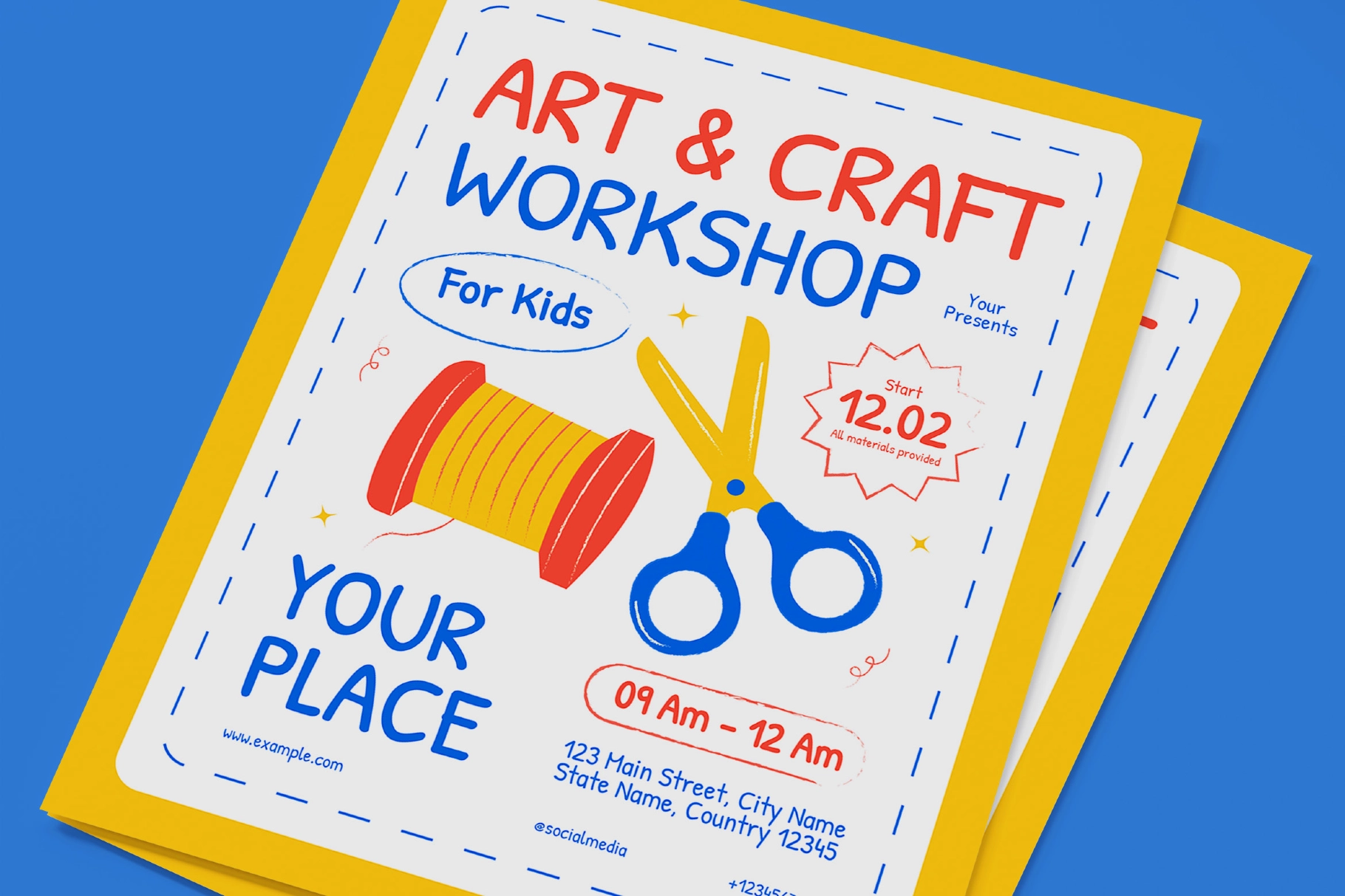 Art & Craft Workhsop Flyer
