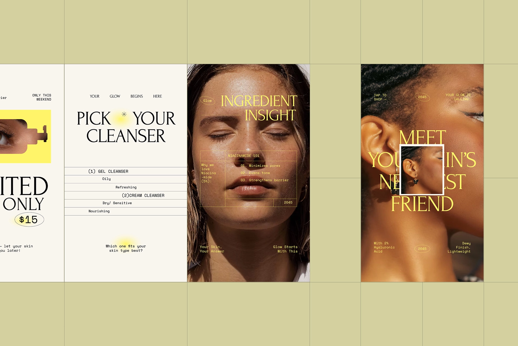 Beauty Skincare Instagram Pack - Adobe Template