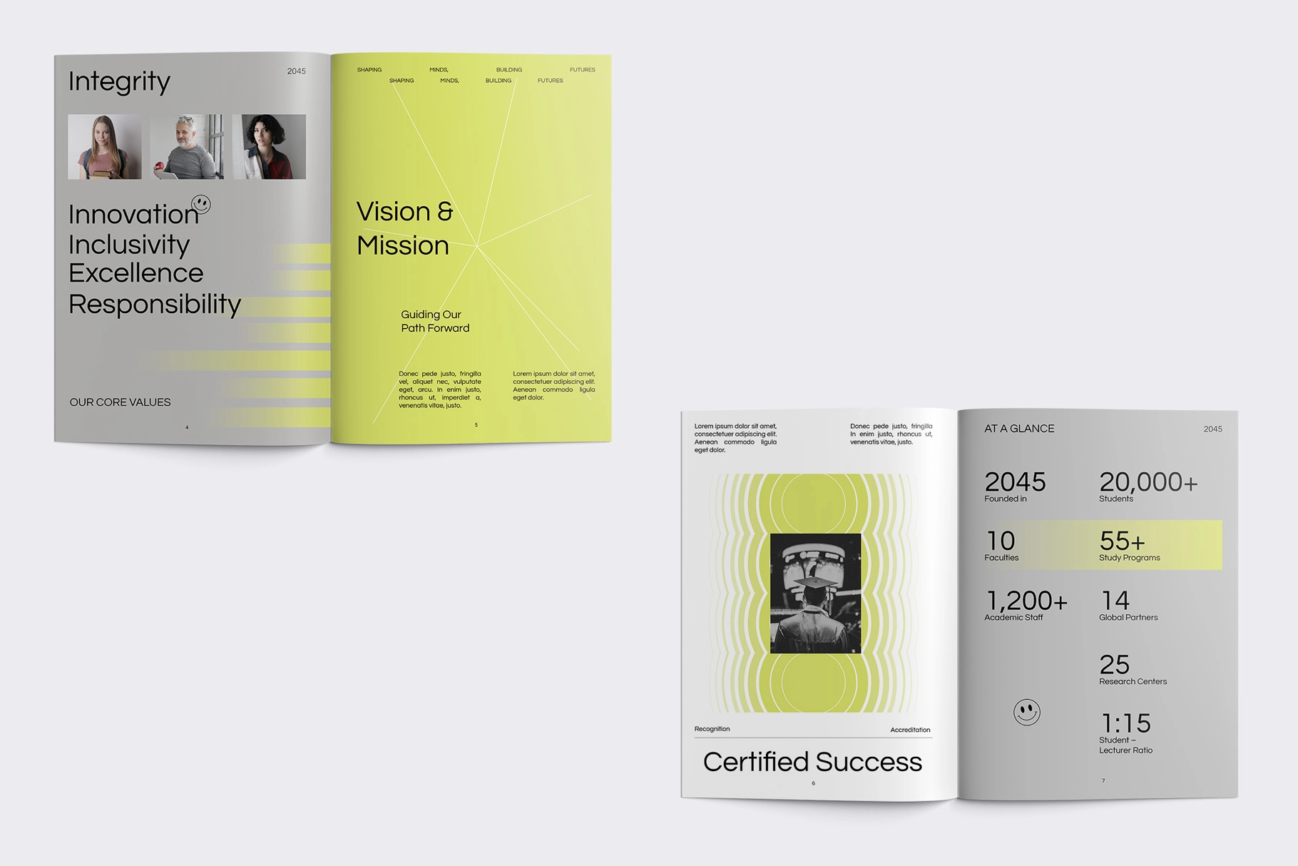 GEU - Geometric University Profile Indesign