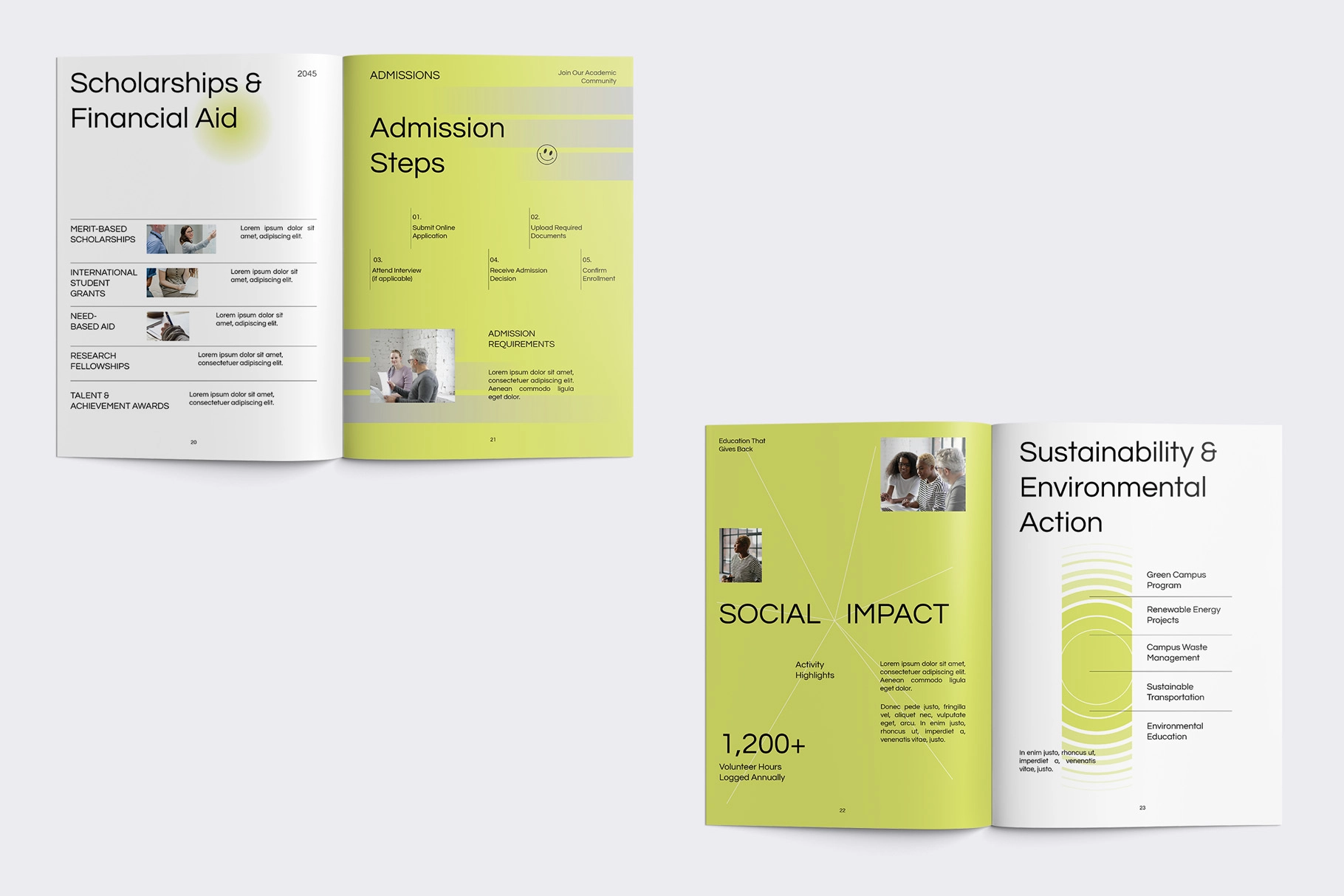 GEU - Geometric University Profile Indesign