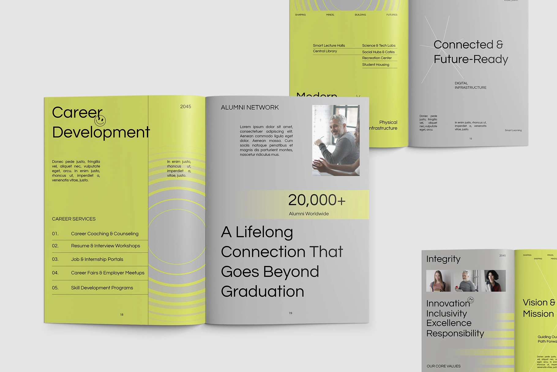 GEU - Geometric University Profile Canva Template