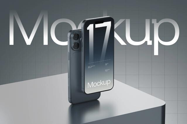 Elegant Iphone 17 Mockup