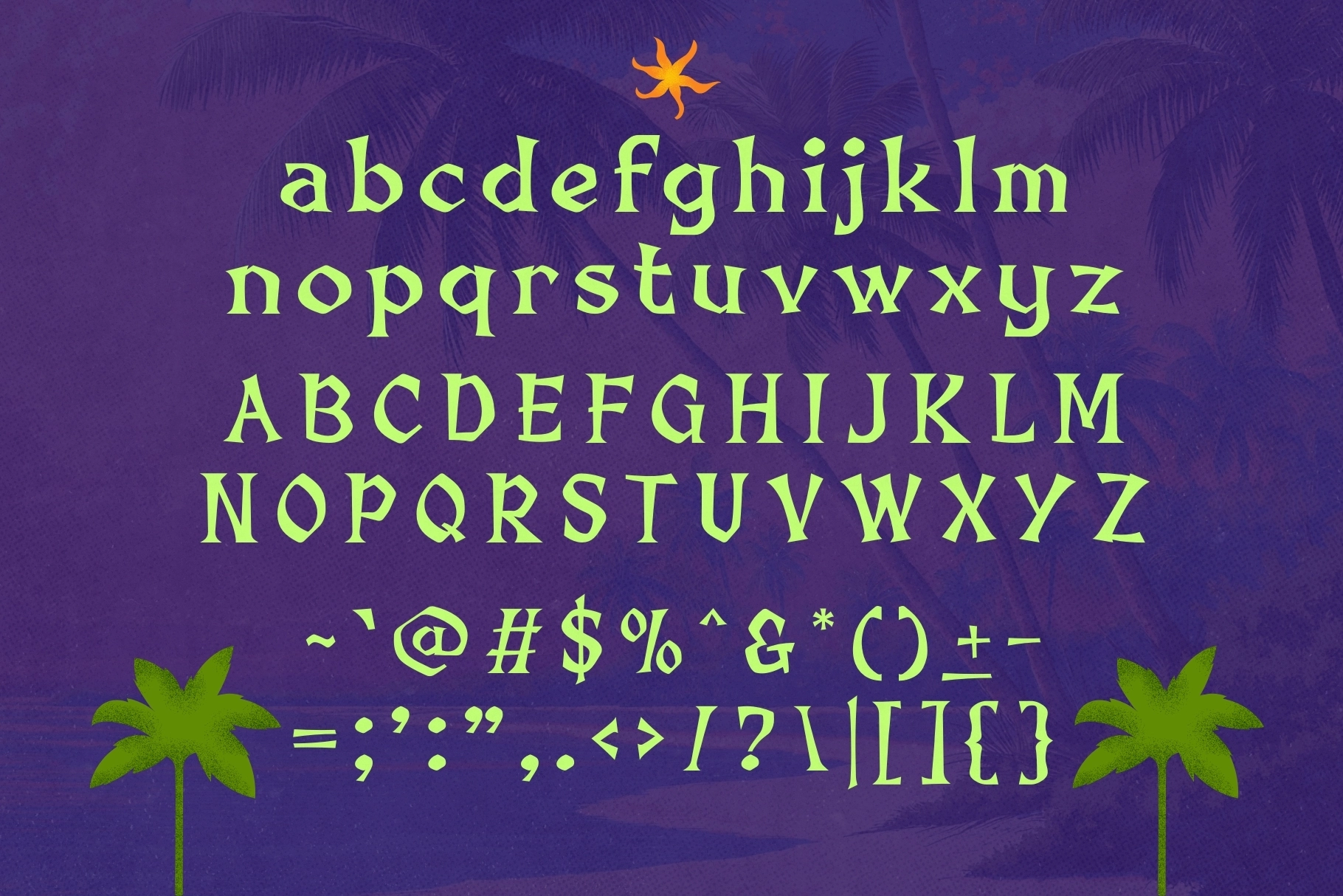 Shaka Sunset - 1950's Hawaiian Typeface