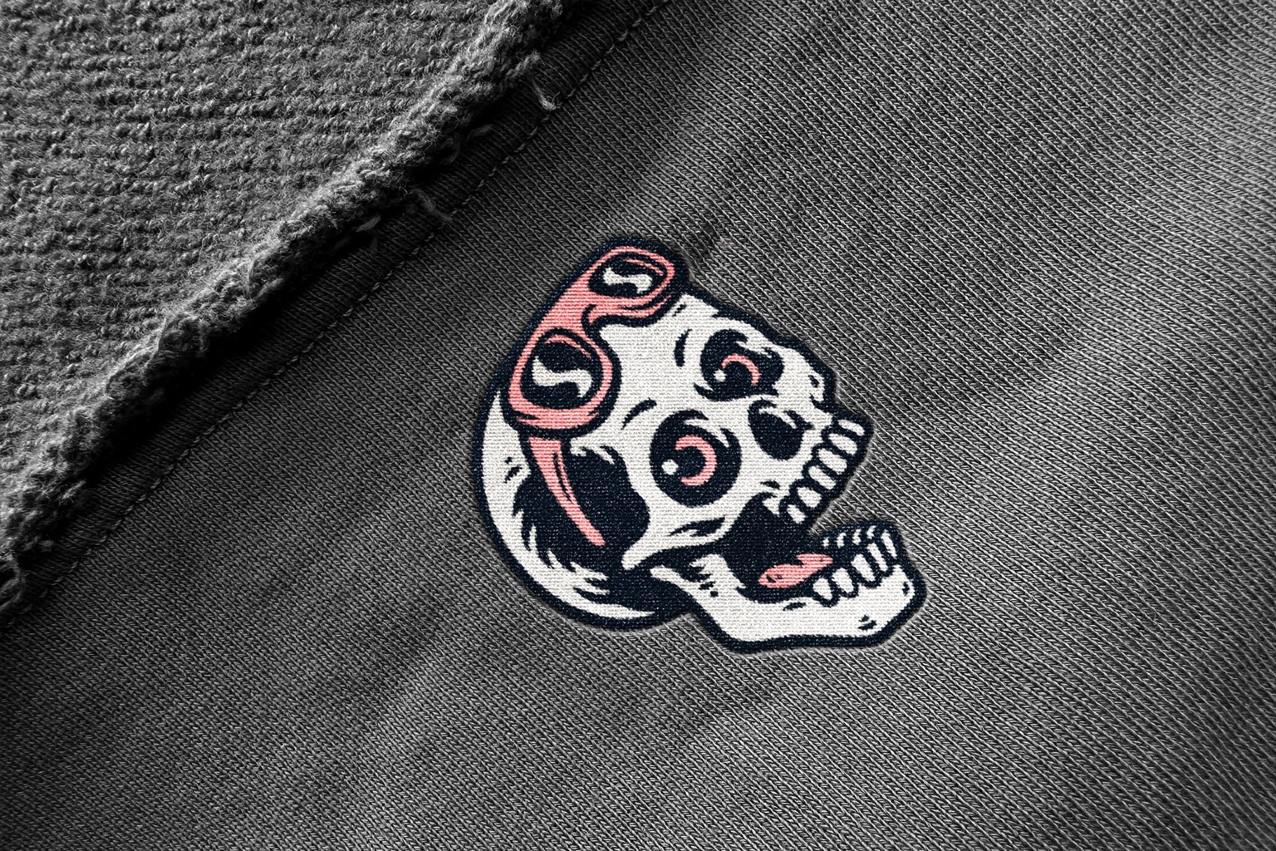 Stitching Embroidery Logo Mockup