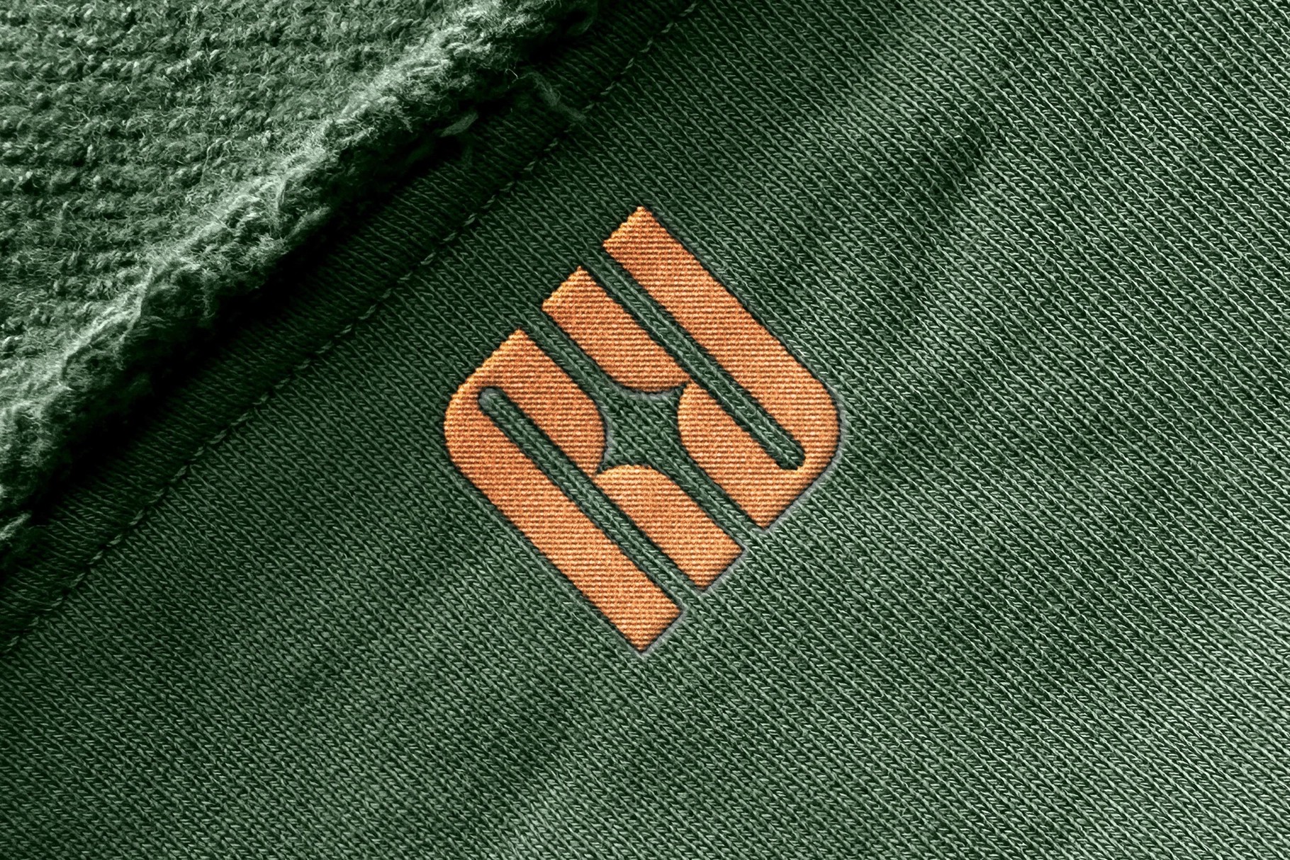 Stitching Embroidery Logo Mockup