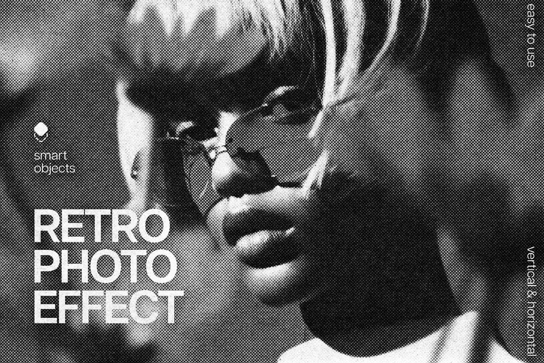 Retro Halftone Photo Effect