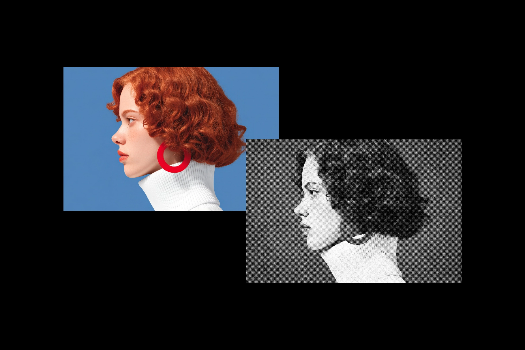 Retro Halftone Photo Effect