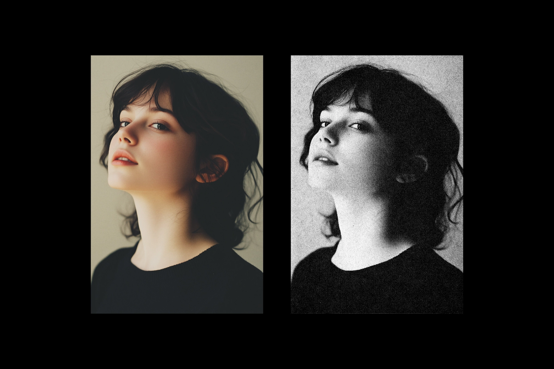 Retro Halftone Photo Effect