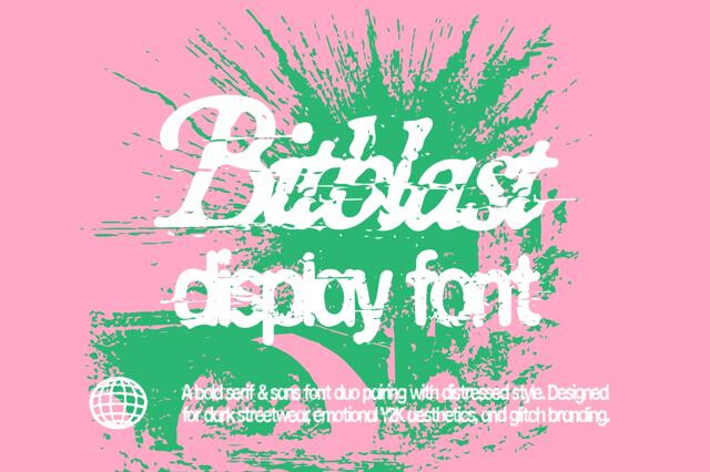 Bitblast – Y2K Display Font