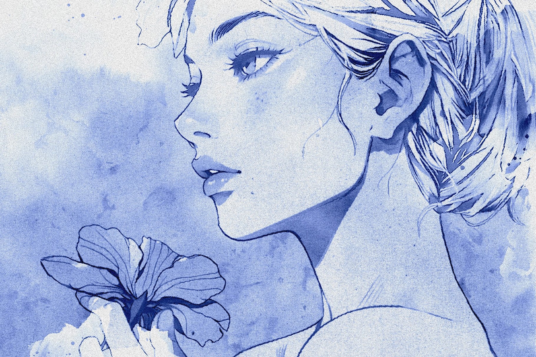 Ink Bleed Photo Effect