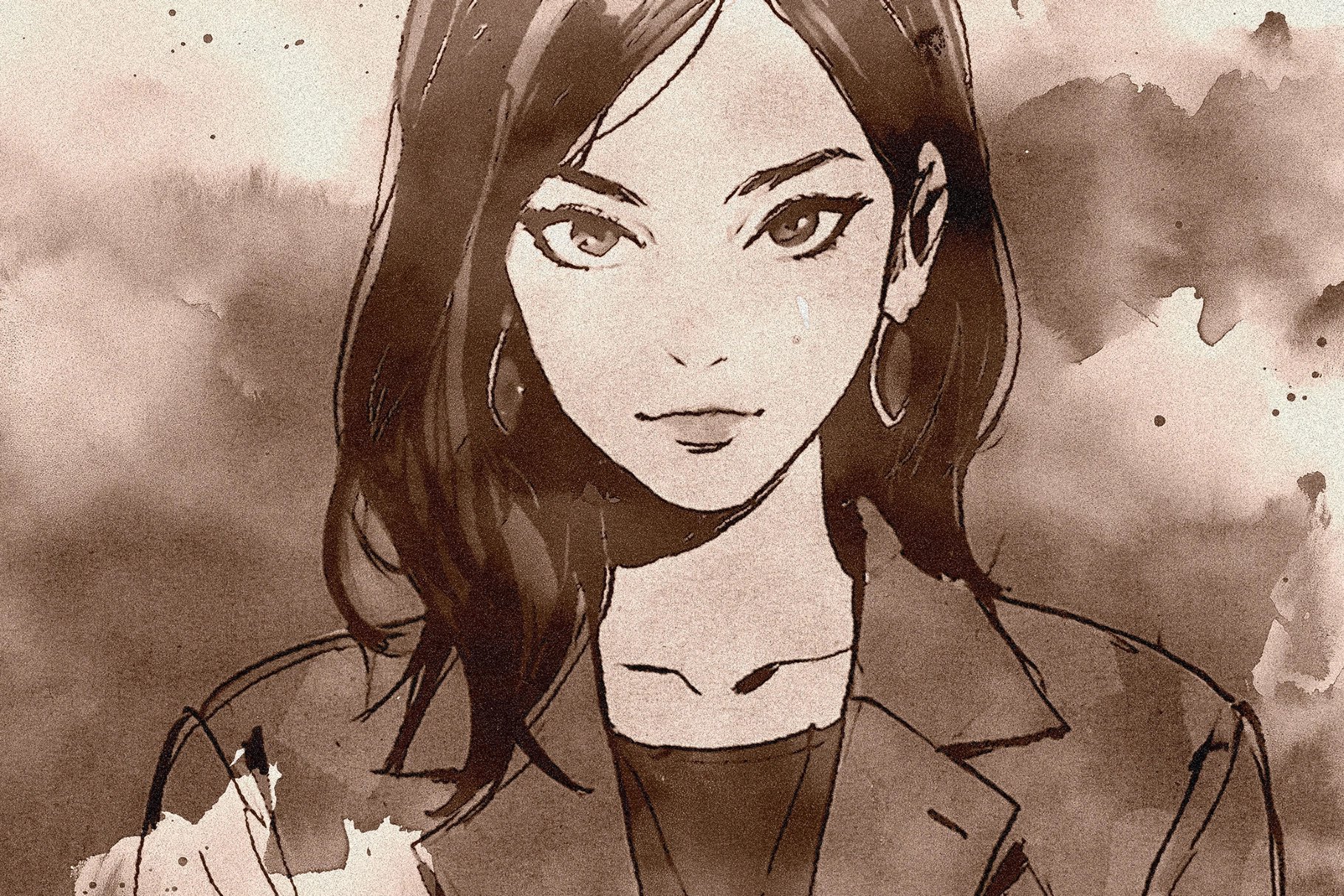 Ink Bleed Photo Effect