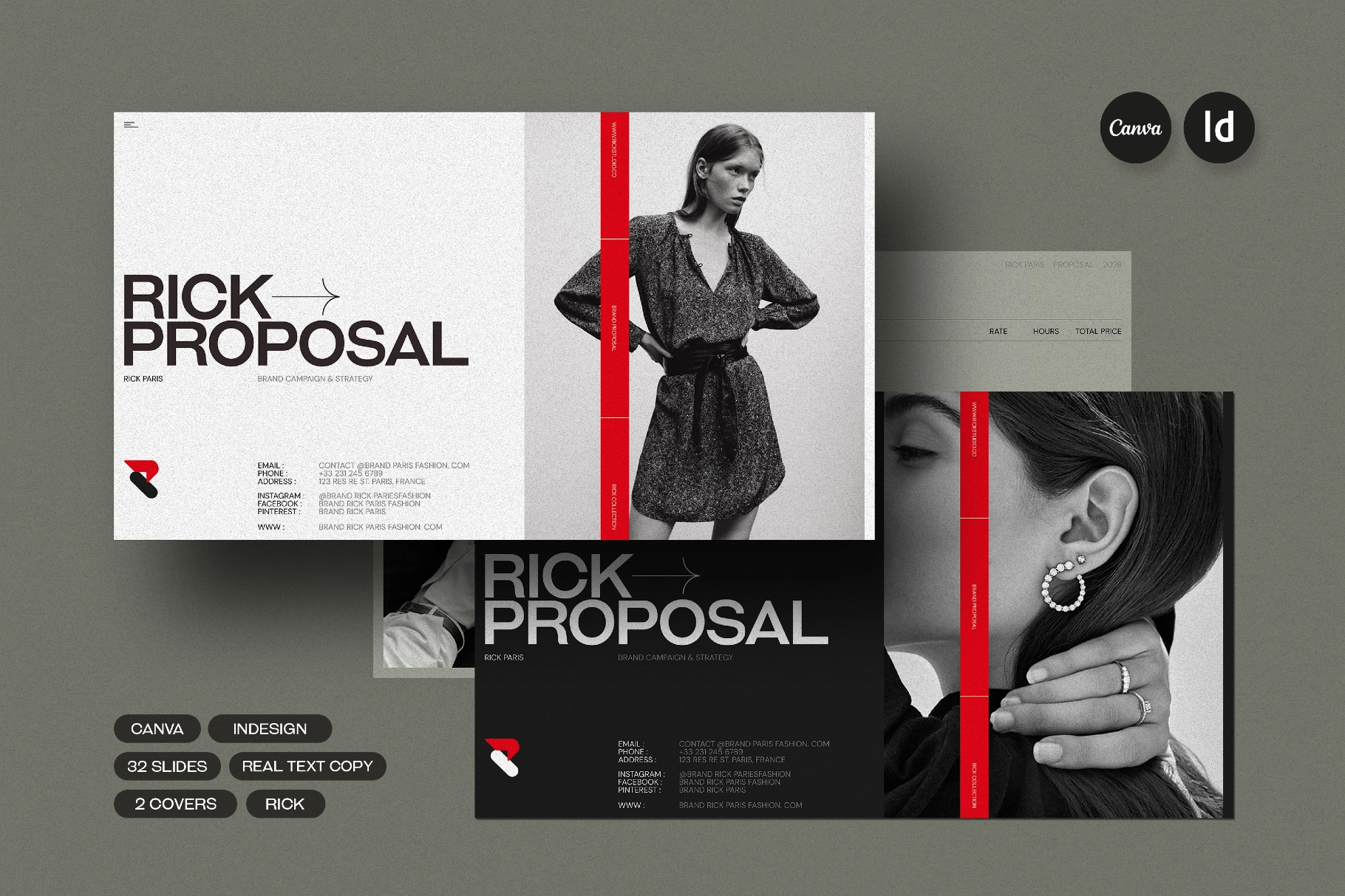 RICK | Brand Proposal Template