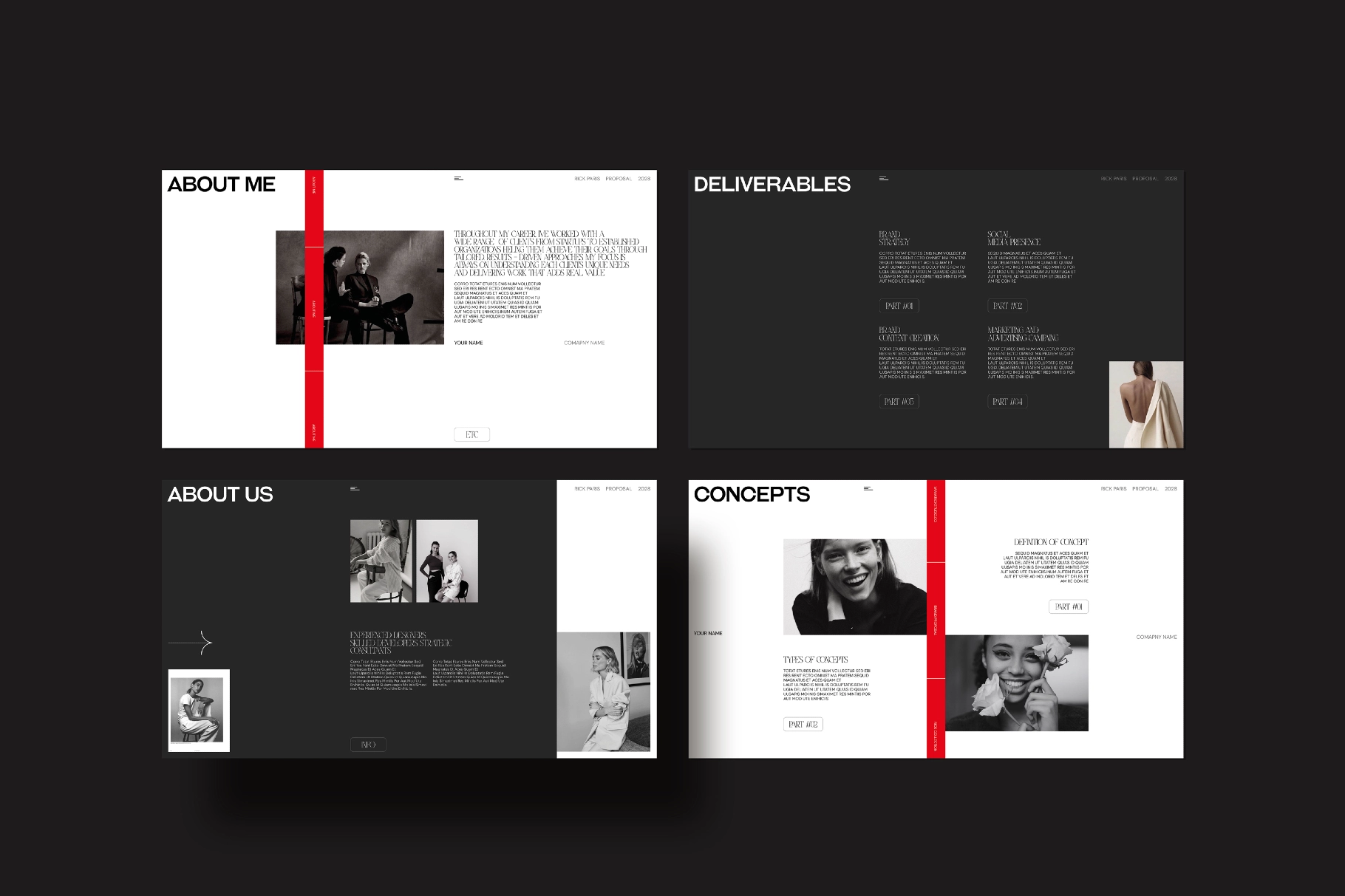 RICK | Brand Proposal Template