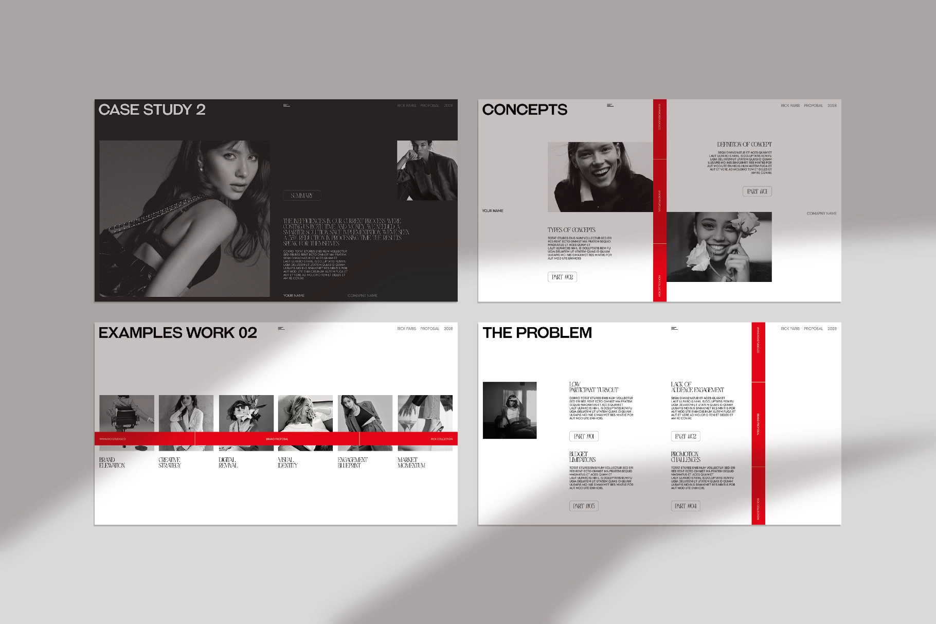 RICK | Brand Proposal Template