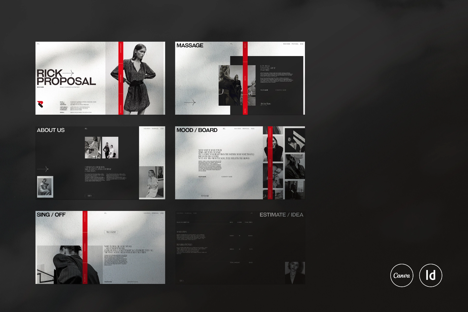 RICK | Brand Proposal Template