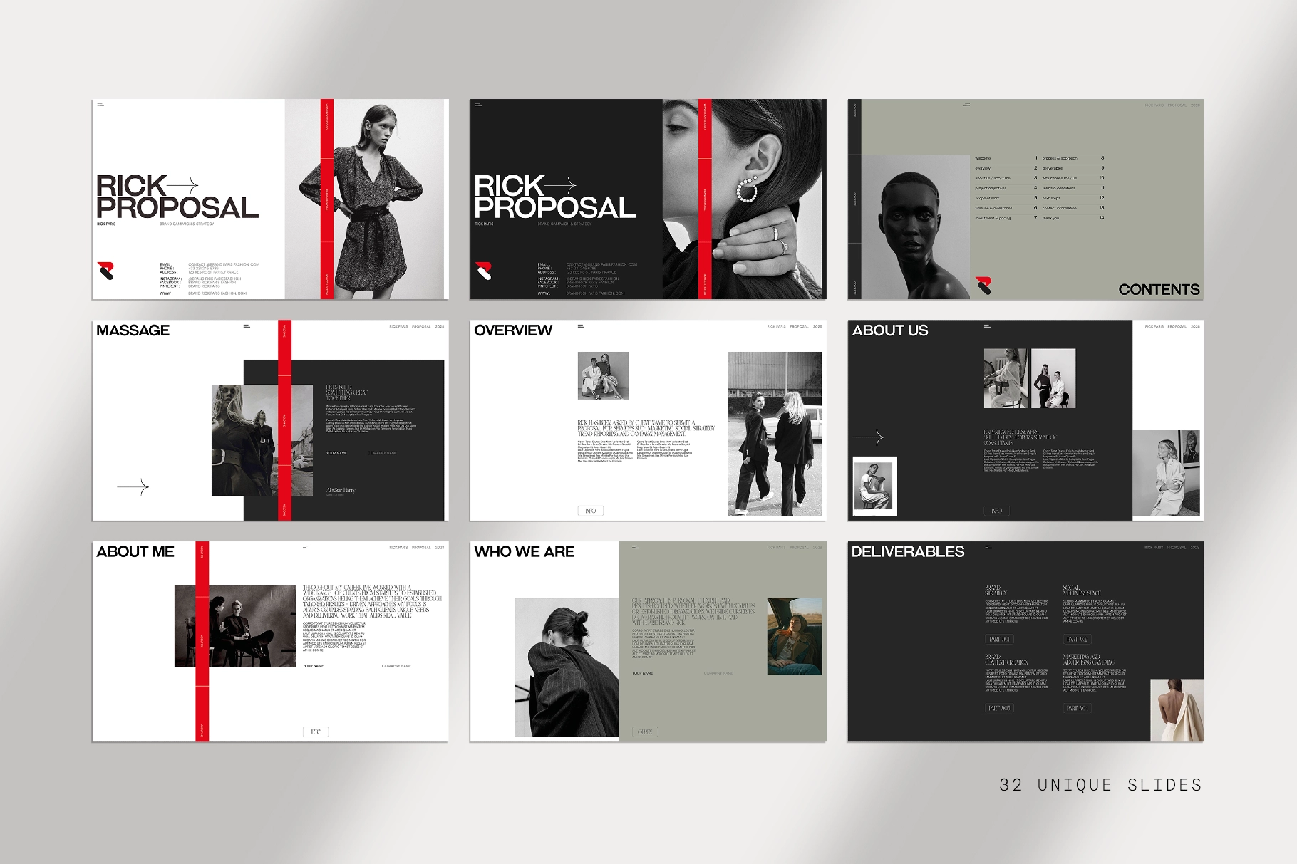 RICK | Brand Proposal Template