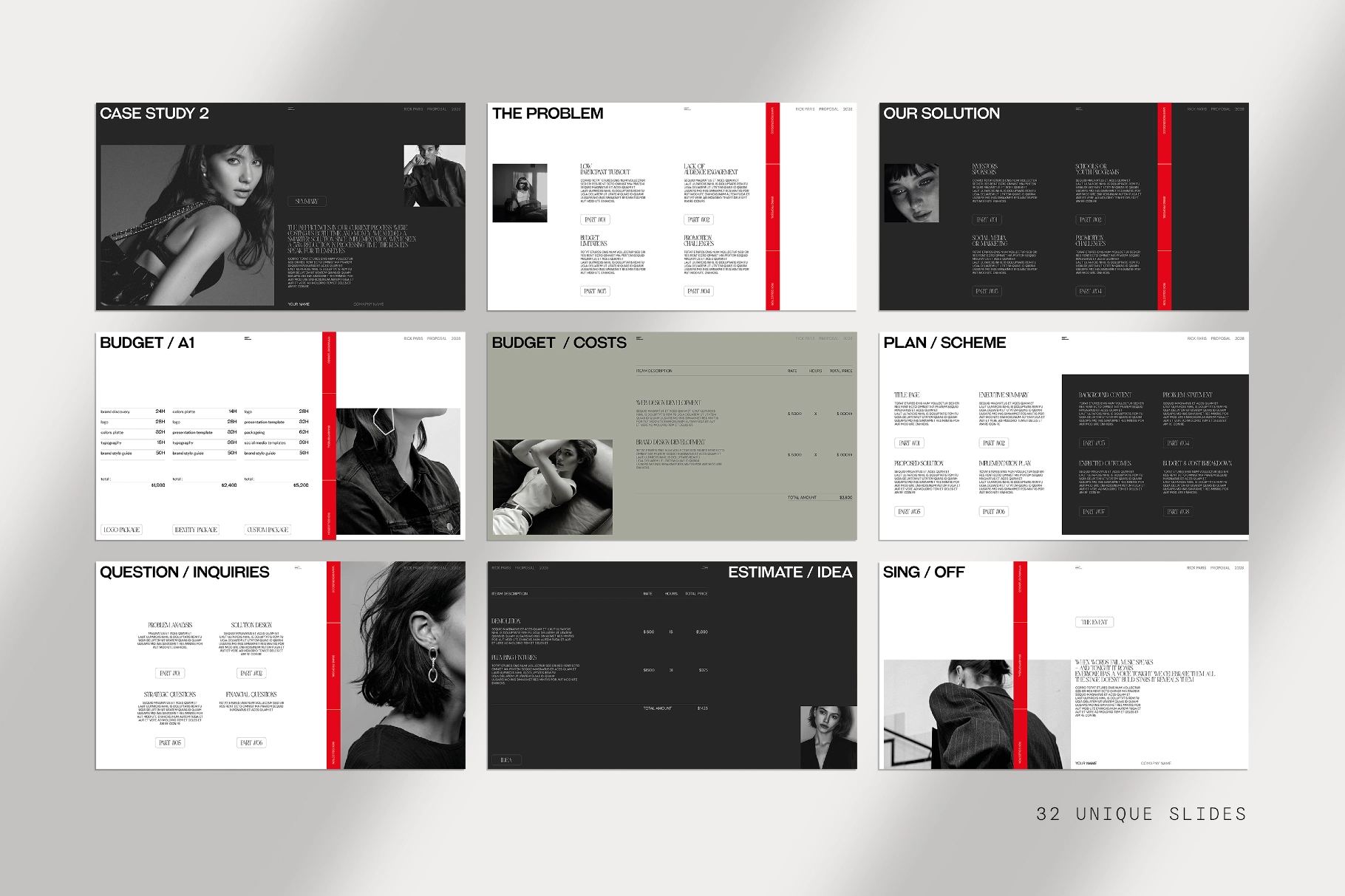 RICK | Brand Proposal Template