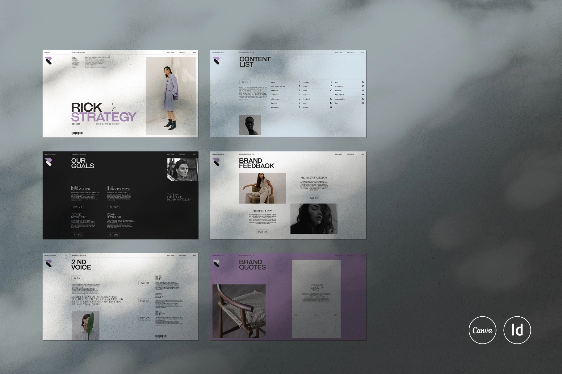 RICK | Brand Strategy Template